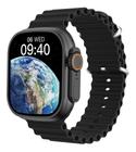 Relógio Inteligente Smartwatch W69 Preto Ultra 9 Pro Gps Bússola