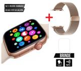 Relógio Inteligente W28 Serie 8 Para Ios Android Com 2 Pulseiras Siri Nfc