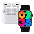 Relógio Inteligente Watch 9 + Fone AirPro 2 + 2 Pulseiras 2025  Chamadas, Monitor de Saúde, Modo Esportivo para Todos!