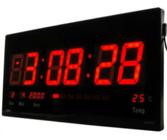 Relógio Lelong Le-2112-Digital Grande 46Cm Igreja Acadêmia