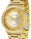 Relógio Lince Feminino Dourado Grande LRG4593L C1KX