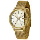 Relogio Lince Feminino Dourado Pulseira esteira LRG624L C1kX