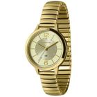 Relógio LINCE feminino mola dourado LRG4740L36 C2KX