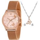 Relógio lince feminino rose gold