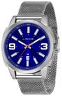 Relógio LINCE masculino azul prata analógico MRM4683L D2SX