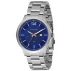 Relógio LINCE masculino prata azul MRM4690L D2SX