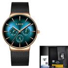Relógio Luxo De Quartzo Para Homens Malha de Aço Impermável - ElaShopp