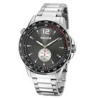 Relógio Magnum Steel Masculino MA32185S Pulseira Aço Prata Multifunção