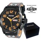 Relógio Magnum Masculino Analógico Pulseira de Couro MA32952J