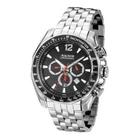 Relogio Magnum masculino pulseira de couro preto MA31560J - MSTIME