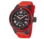 Relogio Magnum masculino pulseira de couro preto MA31560J - MSTIME