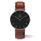 Relógio Masculino Analógico Casual Fundo Preto New Port 40mm