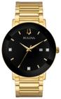 Relógio Masculino Bulova Futuro Aço Dourado/Preto 97D116