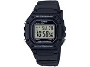 Relógio Masculino Casio Digital Preto Esportivo W-218H-1AVDF