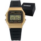 Relogio Masculino Casio Digital Resina Dourado Cronografo Vintage Original Resistente a Agua 1 Ano de Garantia RCSF91WM9ADFSC