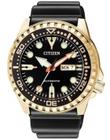 Relógio Masculino Citizen Automático Marine Tz31123U Dourado