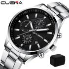 Relógio Masculino Cuena Aço Inox Quartz Calendário