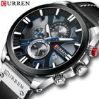 Relógio Masculino Curren 8346 Pulseira Couro -