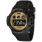 Relógio Masculino Digital Preto Dourado X-Watch Esportivo+nf