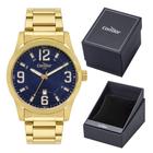 Relógio Masculino Dourado Condor Ouro 18k Original Garantia