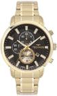 Relógio masculino dourado technos Grandtech original js15emv/1d