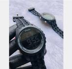 Relógio Masculino Esportivo Militar Digital Luz Led Silicone Ajustável Potenzia Alarme Cronômetro Resistente àgua