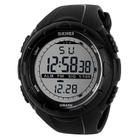 Relógio masculino esportivo skmei 1025 digital preto multifunção a prova de agua militar discreto