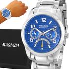 Relógio Magnum Masculino Prata Military MA31579V - Relojoaria Invictos