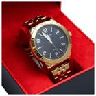 Relógio Masculino Mondaine Dourado Original 99147GPMVDE2