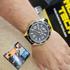 Relógio masculino mormaii com plseira em silicone mo2015ac/5p