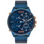 Relógio Masculino Orient Azul Pulseira Couro MASCT001 D2SX