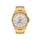 Relógio Masculino Orient Dourado Banhado Ouro Mgss1189-S1Kx