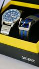 Relógio masculino Orient Solar Tech Acompanha pulseira de nylon