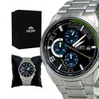 Relógio Masculino Orient Solartech Prata Cronógrafo Original Prova D'água Garantia 1 ano MBSSC256 P2SX