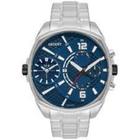 Relógio Masculino Orient Xl Cronógrafo Mbsst004 Azul Prata