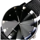 Relógio Masculino Prisma Dark Quartz Diamante Negro