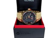 Relógio Masculino Technos Dourado Skymaster 2217lbes/4p Luxo