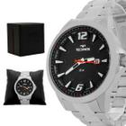 Relógio Masculino Technos Performance Racer Prata Preto Original Resistente à Água RT2117LCYS1R