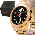 Relógio Masculino Technos Racer Dourado Original Prova D'água Garantia 1 ano