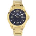 Relógio Masculino Tuguir Analógico Infinity Tgi37080 Dourado