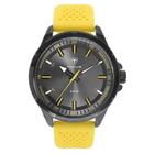 Relógio Masculino Tuguir Analógico Tg162 - Preto E Amarelo