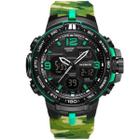 Relógio Masculino Weide AnaDigi WA3J8005 Verde Camuflado