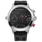 Relógio Masculino Weide Anadigi Wh-6405 - Preto E Prata