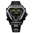 Relógio Masculino Weide AnaDigi WH1102B Preto e Amarelo