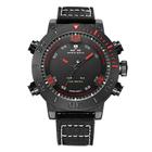 Relógio Masculino Weide AnaDigi WH6103B Preto e Vermelho