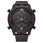 Relógio Masculino Weide Anadigi Wh6401B - Preto E Vermelho