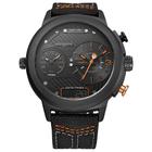 Relógio Masculino Weide Anadigi Wh6405B - Preto E Laranja