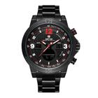 Relógio Masculino Weide Anadigi Wh6908B - Preto E Vermelho