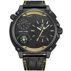 Relógio Masculino Weide Analógico Uv1507B - Preto E Amarelo