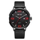 Relógio Masculino Weide Analógico Wd004B - Preto E Vermelho